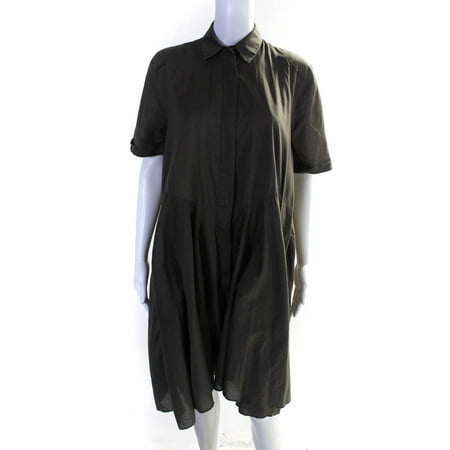 Pre-owned|Allsaints Womens Button Front Collared Short Sleeve Shirt Dress Gray Size 4
Pre-owned|Allsaints Womens Button Front Collared Short Sleeve Shirt Dress Gray Size 4