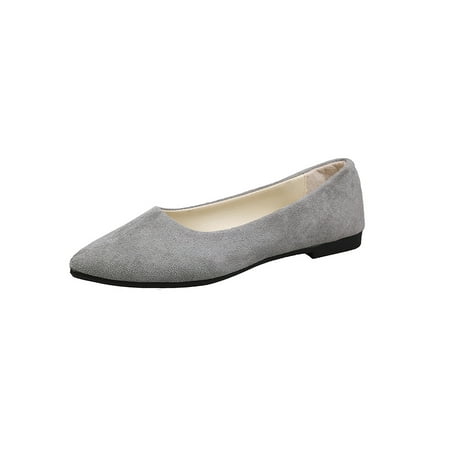 Woobling Ladies Loafers Slip On Flats Non-slip Flat Shoes Walking Casual Fashion Comfort Faux Suede Gray 7.5
Woobling Ladies Loafers Slip On Flats Non-slip Flat Shoes Walking Casual Fashion Comfort Faux Suede Gray 7.5