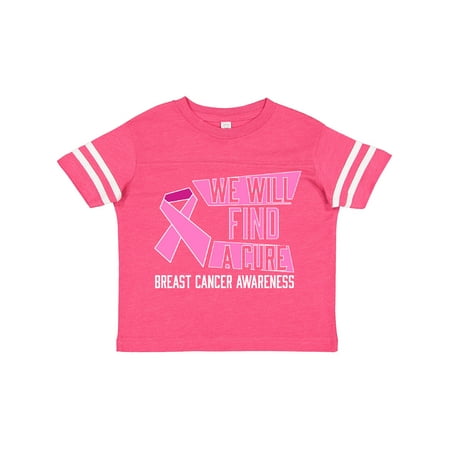 Inktastic We Will Find a Cure- Breast Cancer Awareness Gift Toddler Boy or Toddler Girl T-Shirt
Inktastic We Will Find a Cure- Breast Cancer Awareness Gift Toddler Boy or Toddler Girl T-Shirt