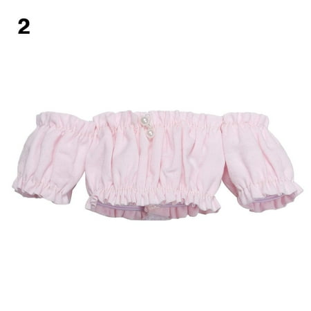 New for 30cm Dolls Accessories For 1/6BJD Doll Short-sleeve Tops Fashion Doll Clothes Causal Wear Shirts 2
New for 30cm Dolls Accessories For 1/6BJD Doll Short-sleeve Tops Fashion Doll Clothes Causal Wear Shirts 2
