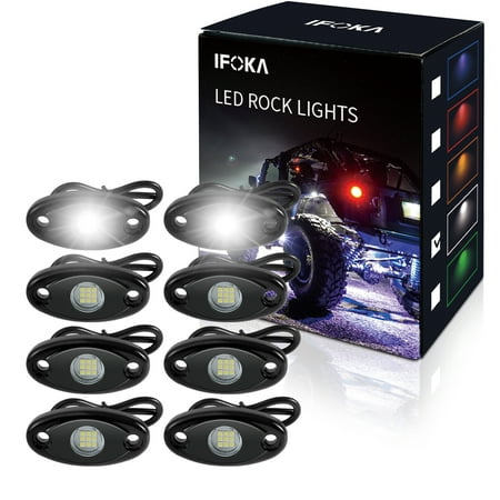 Toorise LED Rock Lights Underglow Light for Car Waterproof Trail Rig Lamp Universal Underbody Glow for Car Truck ATV SUV Off-road Boat White
Toorise LED Rock Lights Underglow Light for Car Waterproof Trail Rig Lamp Universal Underbody Glow for Car Truck ATV SUV Off-road Boat White