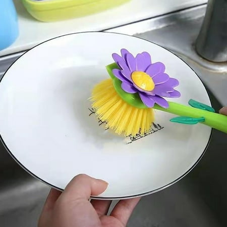 SUZY Dish Brush Long Handle Convenient Universal Strong Detergency Flower Shaped Dish Brush
SUZY Dish Brush Long Handle Convenient Universal Strong Detergency Flower Shaped Dish Brush