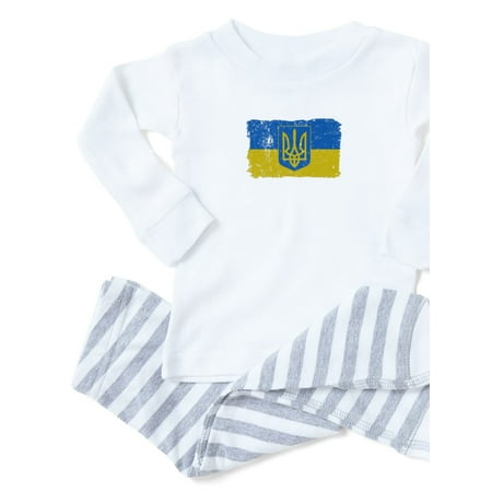 CafePress - Ukraine Coat Of Arms Flag Pajamas - Toddler Long Sleeve Pajama set