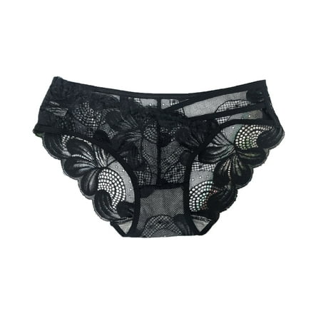 CYMMPU Sexy G-String Thongs Lingerie Low Waist Lace Hipster Knickers for Women Ladies Underwear Comfort Strechy Breathable