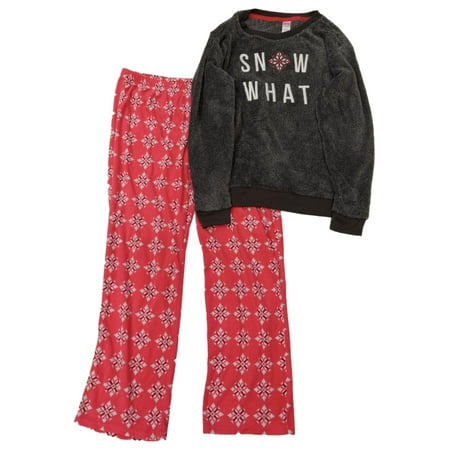 Womens Plush Gray & Red Snow What Christmas Holiday Pajamas Sleep Set X-Large
Womens Plush Gray & Red Snow What Christmas Holiday Pajamas Sleep Set X-Large