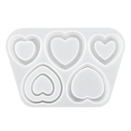DISHAN Love Heart Mold: Food Grade Non-Sticky Reusable Cake Baking DIY Tool with Heart Pendant Making Silicone Mold
DISHAN Love Heart Mold: Food Grade Non-Sticky Reusable Cake Baking DIY Tool with Heart Pendant Making Silicone Mold