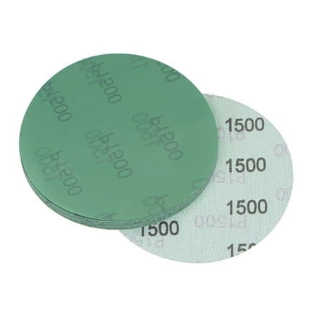 10 Pack Green Film Sandpapers 1500 Grits 5 Hook and Loop Backed Random Orbital Sanding Discs
10 Pack Green Film Sandpapers 1500 Grits 5 Hook and Loop Backed Random Orbital Sanding Discs