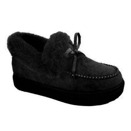 Women’s Winter Boots Suede Leather Fur Lined Anti Slip Flat Walking Loafers Faux Fur Snow Boots 36 Black
Women’s Winter Boots Suede Leather Fur Lined Anti Slip Flat Walking Loafers Faux Fur Snow Boots 36 Black