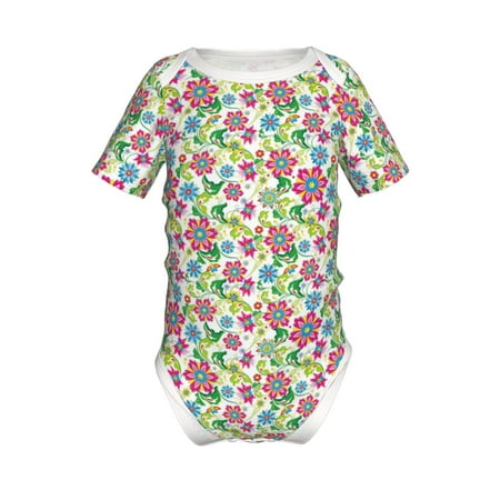 Yiaed Vector Mexican Otomi Style Bright Print Infant Climbing Short Sleeve Onesie One-Piece Baby Bodysuit Clothes 0-12 Months -2 Years
Yiaed Vector Mexican Otomi Style Bright Print Infant Climbing Short Sleeve Onesie One-Piece Baby Bodysuit Clothes 0-12 Months -2 Years
