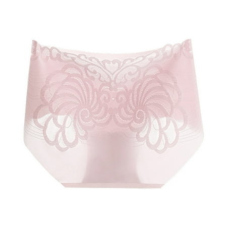 Briefs For Women Underpants Ladies Panties Hollow Lace Ice Silk Seamless Panties Cotton Crotch Breathable Briefs Underwear Pink L 3pcs
Briefs For Women Underpants Ladies Panties Hollow Lace Ice Silk Seamless Panties Cotton Crotch Breathable Briefs Underwear Pink L 3pcs