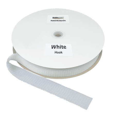 DuraGrip® Brand - 1.5 White Hook Sew-On