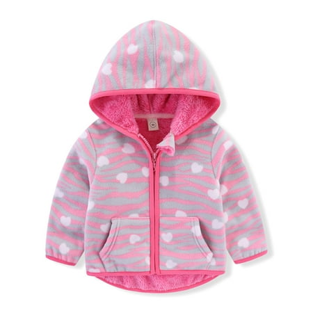 BIZIZA Toddler Baby Jacket Hooded Cartoon Print Fleece Zip Up Pockets Long Sleeve for 1-6Y Chlid Tops Deep Red 130
BIZIZA Toddler Baby Jacket Hooded Cartoon Print Fleece Zip Up Pockets Long Sleeve for 1-6Y Chlid Tops Deep Red 130