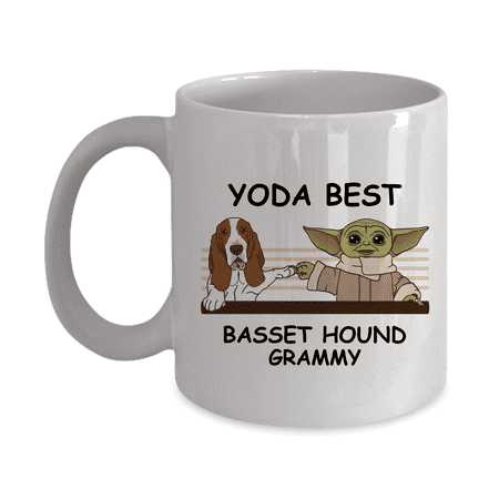 Yoda Best Basset Hound Papa - Novelty Gift Mugs for Dog Lovers - Co-Workers Birthday Present Anniversary Valentines Special Occasion Dads Moms Family Christmas - 11oz Funny Coffee Mug
Yoda Best Basset Hound Papa - Novelty Gift Mugs for Dog Lovers - Co-Workers Birthday Present Anniversary Valentines Special Occasion Dads Moms Family Christmas - 11oz Funny Coffee Mug