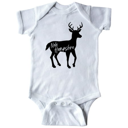 Inktastic New Hampshire Black Deer Silhouette Gift Baby Boy or Baby Girl Bodysuit 
Inktastic New Hampshire Black Deer Silhouette Gift Baby Boy or Baby Girl Bodysuit