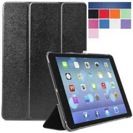 Refurbished i-Blason Apple iPad Air Case (5th Generation) i-Folio Smart Cover Smart Case- Black