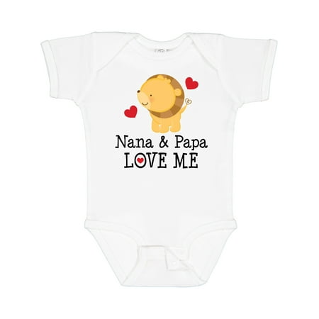 Inktastic Nana and Papa Love Me Grandparents Gift Baby Boy or Baby Girl Bodysuit
Inktastic Nana and Papa Love Me Grandparents Gift Baby Boy or Baby Girl Bodysuit