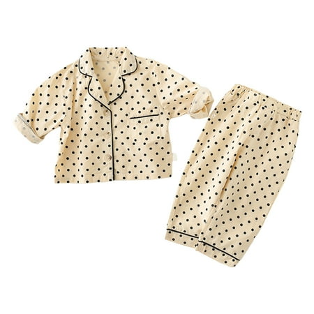 Toddler Girls Outfits Dressy Outfits Autumn Boys Long Sleeve Dot Prints Tops Pants Sleepwear Pajamas Fall Girls Clothings 2 Years-3 Years
Toddler Girls Outfits Dressy Outfits Autumn Boys Long Sleeve Dot Prints Tops Pants Sleepwear Pajamas Fall Girls Clothings 2 Years-3 Years