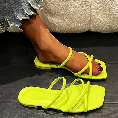 Hvyesh Flat Sandals for Women Dressy Summer Flat Bottomed Slippers Casual Mules Square Cut Out Cross Strap Sandals Size 6.5
Hvyesh Flat Sandals for Women Dressy Summer Flat Bottomed Slippers Casual Mules Square Cut Out Cross Strap Sandals Size 6.5