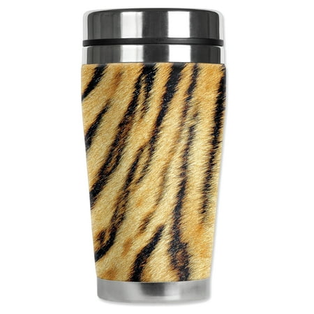 Mugzie brand 16-Ounce Stainless Steel Travel Mug with Insulated Wetsuit Cover - Tiger Fur
Mugzie brand 16-Ounce Stainless Steel Travel Mug with Insulated Wetsuit Cover - Tiger Fur