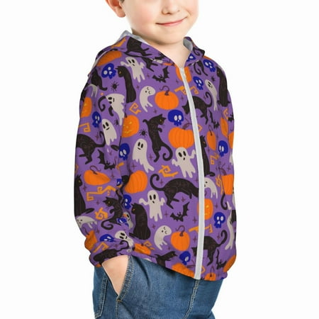 Uemuo Halloween Black Cats Pattern Rash Guard for Boys Girls Long Sleeve Swim Shirts UPF 50+ UV Sun Protection Hooded Fishing Shirt with Pocket for Kid-18 Months
Uemuo Halloween Black Cats Pattern Rash Guard for Boys Girls Long Sleeve Swim Shirts UPF 50+ UV Sun Protection Hooded Fishing Shirt with Pocket for Kid-18 Months