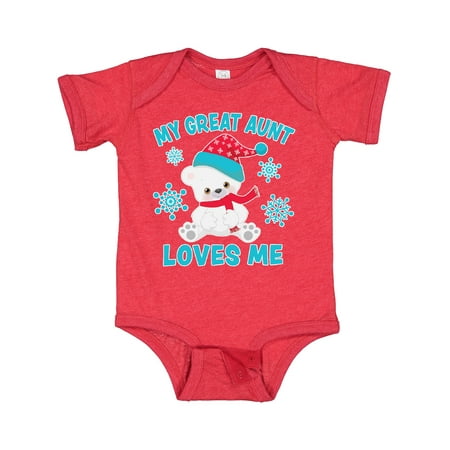 Inktastic Polar Bear My Great Aunt Loves Me in Santa Hat Gift Baby Boy or Baby Girl Bodysuit
Inktastic Polar Bear My Great Aunt Loves Me in Santa Hat Gift Baby Boy or Baby Girl Bodysuit