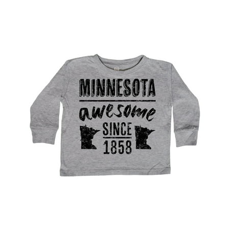 Inktastic Minnesota Awesome Since 1858 Gift Toddler Boy or Toddler Girl Long Sleeve T-Shirt
Inktastic Minnesota Awesome Since 1858 Gift Toddler Boy or Toddler Girl Long Sleeve T-Shirt