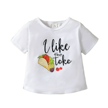 Kucnuzki 2T Toddler Girl Summer Tops 3T Short Sleeve Carton Letter Prints Cozy Basic Tops White
Kucnuzki 2T Toddler Girl Summer Tops 3T Short Sleeve Carton Letter Prints Cozy Basic Tops White