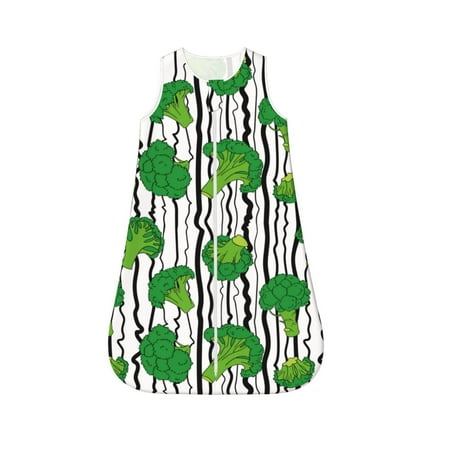 Fotbe Broccoli 2 Pattern Sleep Sack - Baby Wearable Blanket with Zipper Extra Soft Cotton Sleeveless Sleeping Bag for Infants-X-Large
Fotbe Broccoli 2 Pattern Sleep Sack - Baby Wearable Blanket with Zipper Extra Soft Cotton Sleeveless Sleeping Bag for Infants-X-Large