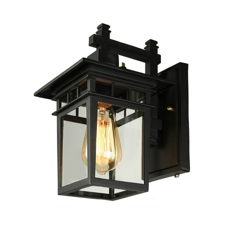Industrial Vintage Wall Sconce with Clear Glass Shade in Black for Indoor/Outdoor Lighting 1-Light
Industrial Vintage Wall Sconce with Clear Glass Shade in Black for Indoor/Outdoor Lighting 1-Light