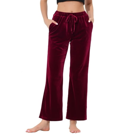 Unique Bargains Women s Pajama Bottoms Velvet Sleepwear Trousers Wide Leg Lounge Pants
Unique Bargains Women s Pajama Bottoms Velvet Sleepwear Trousers Wide Leg Lounge Pants