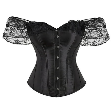 MPWEGNP Women Fashion Corset Tops Satin Short Sleeve With Thong Lace Up Retro Court Style Boned Bustier Floral Push Up Bodycon Shaperwear
MPWEGNP Women Fashion Corset Tops Satin Short Sleeve With Thong Lace Up Retro Court Style Boned Bustier Floral Push Up Bodycon Shaperwear