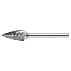 Radnor SG-1L6SC 1/4 X 5/8 Pointed Tree Shape Single Cut Carbide Burr