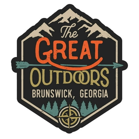 Brunswick Georgia The Great Outdoors Design 4-Inch Fridge Magnet