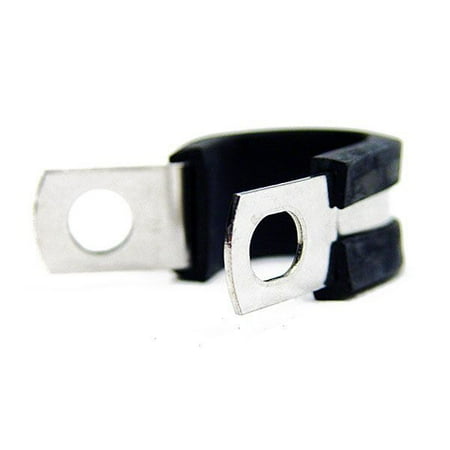 Boat Hose Cable Clamps | 3/4 Inch Stainless Steel Cushioned Loop