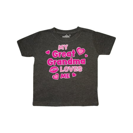 Inktastic Valentine s Day My Great Grandma Loves Me Hearts and Lips Gift Toddler Boy or Toddler Girl T-Shirt
Inktastic Valentine s Day My Great Grandma Loves Me Hearts and Lips Gift Toddler Boy or Toddler Girl T-Shirt