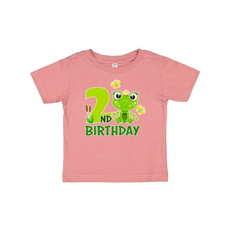 Inktastic 2nd Birthday Princess Frog Gift Baby Girl T-Shirt
Inktastic 2nd Birthday Princess Frog Gift Baby Girl T-Shirt