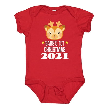 Inktastic Babys 1st Christmas Outfit 2021 Reindeer Gift Baby Boy or Baby Girl Bodysuit
Inktastic Babys 1st Christmas Outfit 2021 Reindeer Gift Baby Boy or Baby Girl Bodysuit
