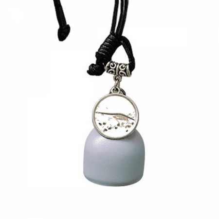 Bones Black Miniature Dinosaur Wind Chimes Bell Car Pendant