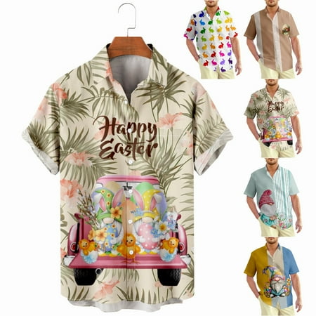 Easter Teens Mens Button Down Hawaiian Shirt 3D Printed Polyester Clothes For Men
Easter Teens Mens Button Down Hawaiian Shirt 3D Printed Polyester Clothes For Men