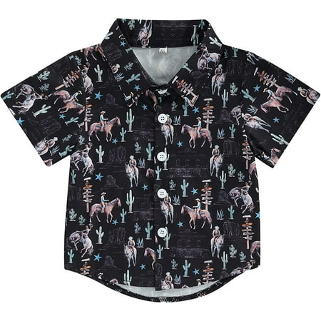 PIKADINGNIS Western Toddler Baby Boys Clothes Cow Print Button Down Shirt Casual Short Sleeve Cowboy T-Shirt Tops
PIKADINGNIS Western Toddler Baby Boys Clothes Cow Print Button Down Shirt Casual Short Sleeve Cowboy T-Shirt Tops