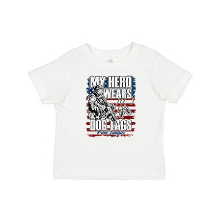 Inktastic Military Proud Daughter Hero Wears Dog Tags Girls Gift Toddler Toddler Girl T-Shirt
Inktastic Military Proud Daughter Hero Wears Dog Tags Girls Gift Toddler Toddler Girl T-Shirt