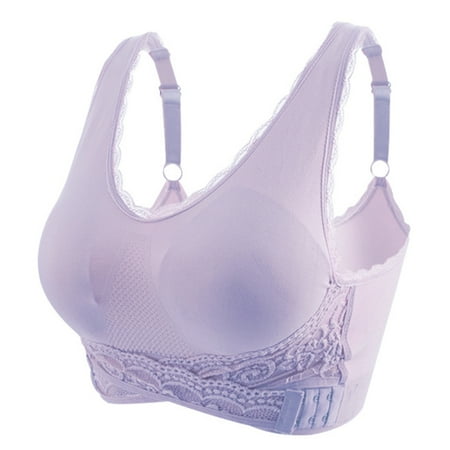 Spdoo Seamless Lace Sports Bras for Women Cross Front Side Buckle Lounge Bra Purple XL
Spdoo Seamless Lace Sports Bras for Women Cross Front Side Buckle Lounge Bra Purple XL