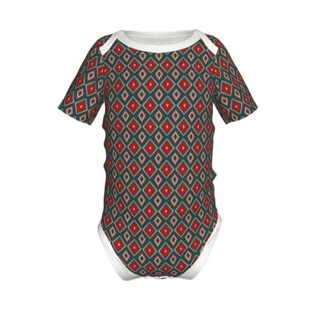 Yiaed Red And Orange On Blue Teal Print Infant Climbing Short Sleeve Onesie One-Piece Baby Bodysuit Clothes 0-12 Months -12 Months
Yiaed Red And Orange On Blue Teal Print Infant Climbing Short Sleeve Onesie One-Piece Baby Bodysuit Clothes 0-12 Months -12 Months