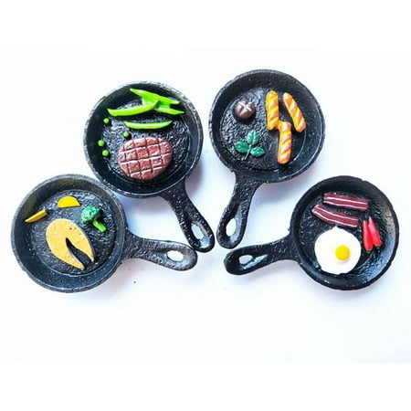 JLSJ 4-Pack Cute Frying Pan Fridge Magnets Creative and Lifelike Decorative Magnets for Whiteboard Office Kitchen
JLSJ 4-Pack Cute Frying Pan Fridge Magnets Creative and Lifelike Decorative Magnets for Whiteboard Office Kitchen