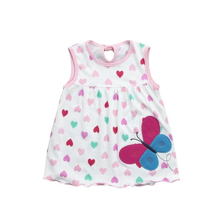 Fidelma Girls Outfits&Set Toddler Cute Baby Cotton Flower Children Dot Striped Tees Dress T-Shirt Vest White B-Free Size
Fidelma Girls Outfits&Set Toddler Cute Baby Cotton Flower Children Dot Striped Tees Dress T-Shirt Vest White B-Free Size