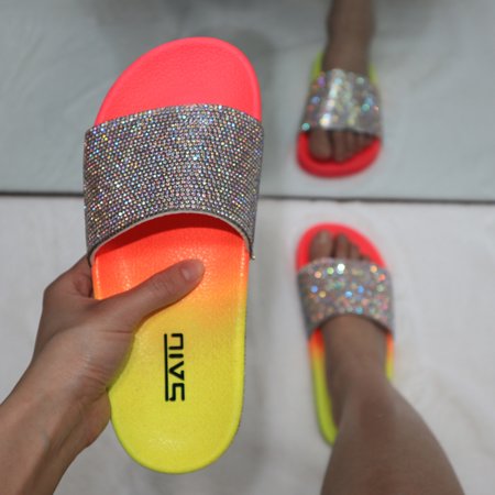 HIBRO Women Slippers Fat Sole Colored Shiny Rhinestones Women s Sandals And Slippers
HIBRO Women Slippers Fat Sole Colored Shiny Rhinestones Women s Sandals And Slippers