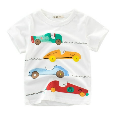 ZHUASHUM Toddler Kids Baby Boys Girls Cars Short Sleeve Crewneck T Shirts Tops Tee Clothes For Children
ZHUASHUM Toddler Kids Baby Boys Girls Cars Short Sleeve Crewneck T Shirts Tops Tee Clothes For Children