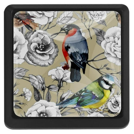 Ownta Square with Screws 3 Pcs for Cupboard Dressing Table Bookcase Drawer Pull Handle Cabinet Door Knobs Bullfinch Titmouse Birds
Ownta Square with Screws 3 Pcs for Cupboard Dressing Table Bookcase Drawer Pull Handle Cabinet Door Knobs Bullfinch Titmouse Birds