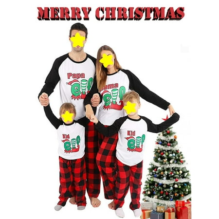 Christmas Family Matching Pajamas Set Elf Tops Plaid Pants Xmas Holiday Loungewear Sleepwear Jammies Pjs for Adult Kids
Christmas Family Matching Pajamas Set Elf Tops Plaid Pants Xmas Holiday Loungewear Sleepwear Jammies Pjs for Adult Kids