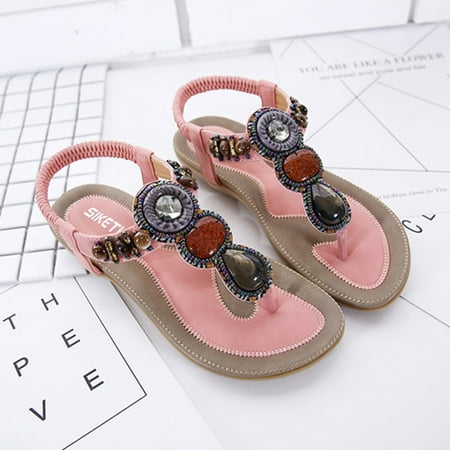 UMfun Summer Sandals For Women Flat Slip On Sandals Crystal Roman Shoes Open Toe Casual Sandals
UMfun Summer Sandals For Women Flat Slip On Sandals Crystal Roman Shoes Open Toe Casual Sandals